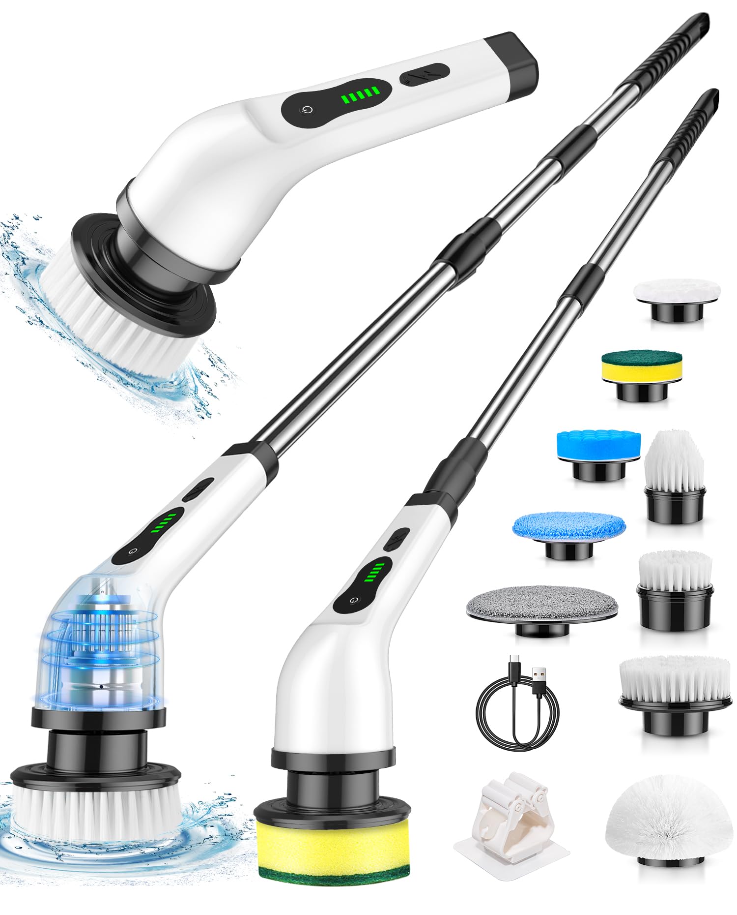 Lxlu Cordless Shower Scrubber